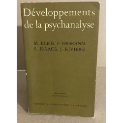 Developpements de la psychanalyse