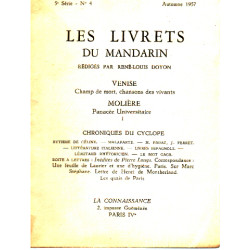 Les Livrets du Mandarin 5è série N° 4 - Venise Champ de mort...