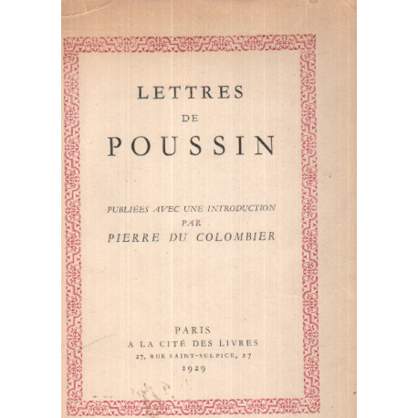 Lettres de poussin