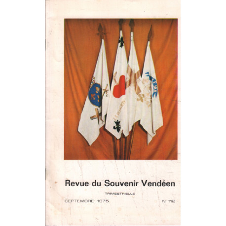 Revue du Souvenir Vendéen. Trimestrielle n° 112