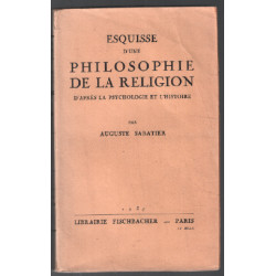 Esquisse d'une philosophie de la religion