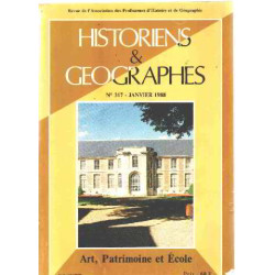 Historiens et géographes n° 317/ art patrimoine et ecole