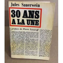 30 ans à la une