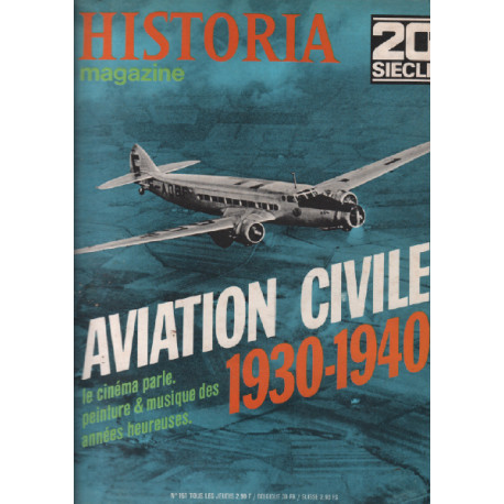 Historia n° 151 / aviation civile 1930-1940