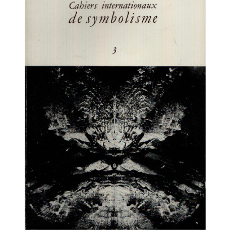 Cahiers internationaux de symbolisme n° 3