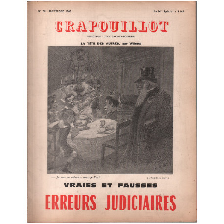 crapouillot n° 50 / vraies et fausses erreurs judiciaires