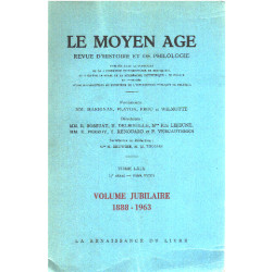 Le moyen age / revue d'histoire et de philologie / tome lxix /...