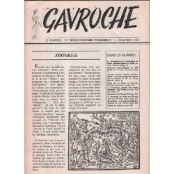 Revue d'histoire populaire / gavroche n° 1