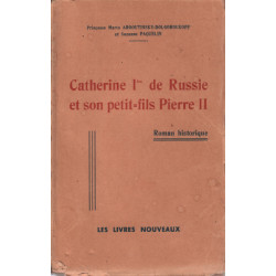 Catherine 1ere de russie et son petit fils pierre II