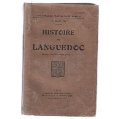 Histoire du Languedoc (1921) avec gravures