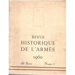 Revue historique de l'armée / 1960 n° 1