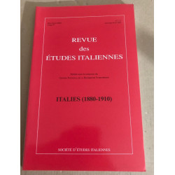 Revue des études italiennes n° 47/ italies (1880-1910 )