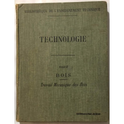 Cours de technologie du bois : travail mécanique