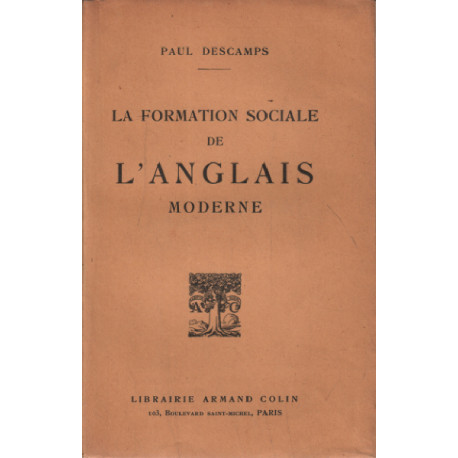 La formation sociale de l'anglais moderne