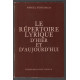 Le répertoire lyrique d'hier et d'aujourd'hui