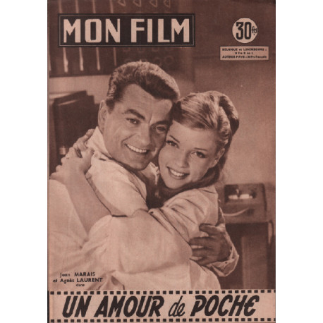 Un amour de poche / revue mon film n° 596 avec jean marais agnès...