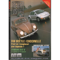 Revue rétroviseur n° 123 : dossier chrysler 300 VW beetle / coccinelle