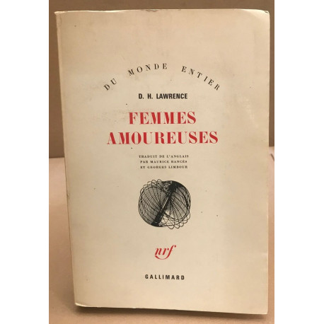 Femmes amoureuses / traduction de Maurice Rances