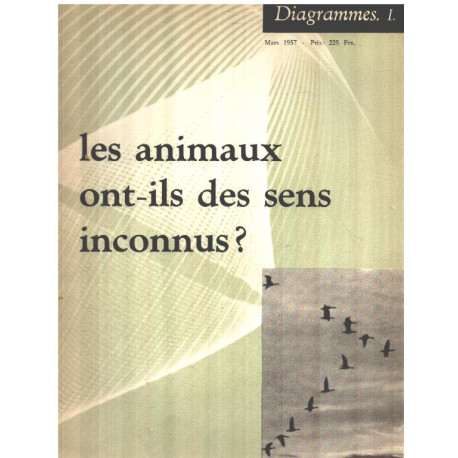 Diagrammes n° 1 / les animaux ont -ils des sens inconnus