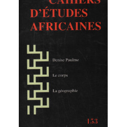 Cahiers d'études africaines N° 153