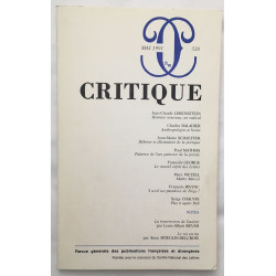 Revue Critique numéro 528