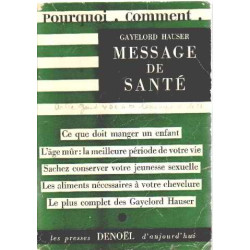 Message de sante