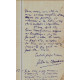 Lettre du janvier 1907 de felicien champsor au bibliothécaire de...