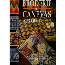 Broderie sur canevas au coin du feu