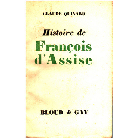 Histoire de saint françois d'assise