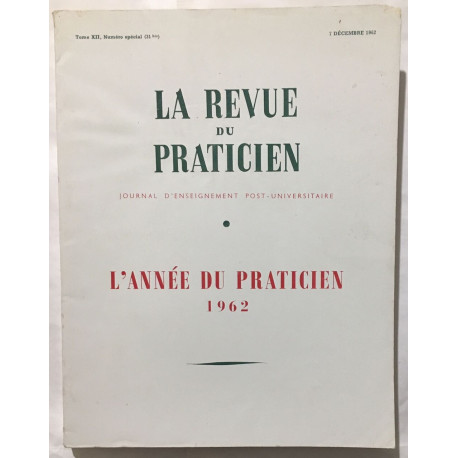 L'année du praticien 1962