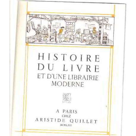 Histoire du livre et d'une librairie moderne