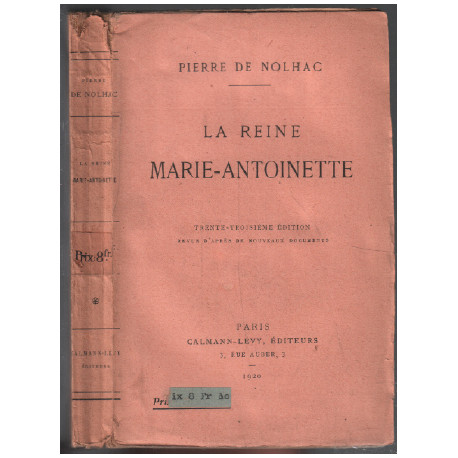 La reine marie-antoinette