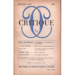 Revue critique n° 206