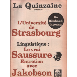 La quinzaine litteraire n° 51 / linguistique : le vrai saussure