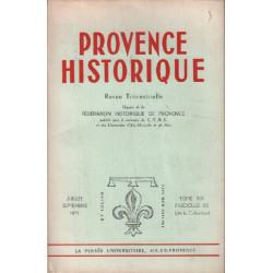 Provence historique n°85