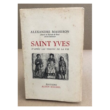 Saint yves d'aprés les témoins de sa vie