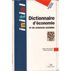 Dictionnaire D'economie Et De Sciences Sociales