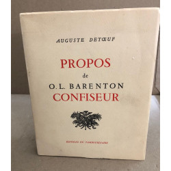 Propos de O.L Brenton confiseur