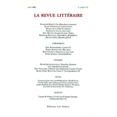 Revue littéraire numéro 5