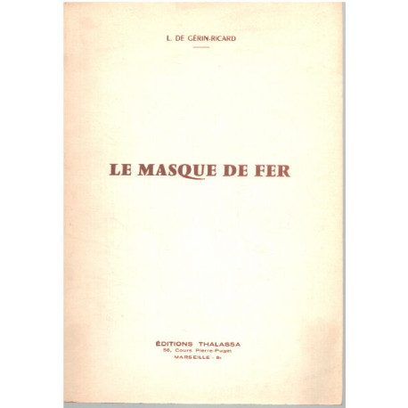 Le masque de fer