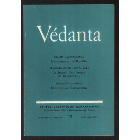 Revue Védanta n° 12