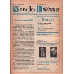 Nouvelles litteraires n° 2356 / borges