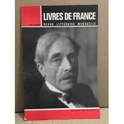 Livres de France Revue littéraire mensuelle/fevrier 1968 / numero...