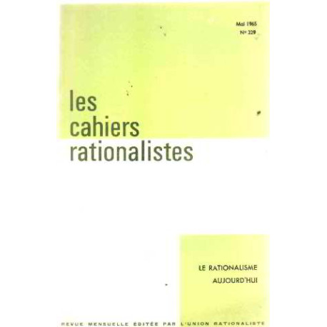 Les cahiers rationaliste n° 229