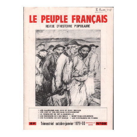 Revue d'histoire pouplaire / le peuple français n° 8 : nouvelle serie