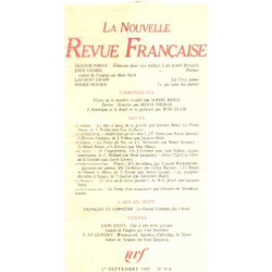 La nouvelle revue francaise n° 416 / EO numerotée sur velin ( n° 6 )