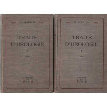 Traite d'urologie / 2 tomes