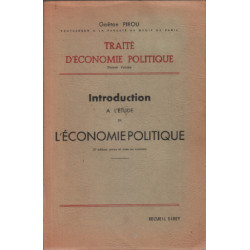 Introduction a l'economie politique