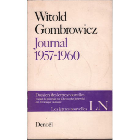 Journal 1957-1960