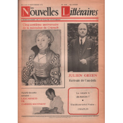 Nouvelles litteraires n° 2346 / julien green